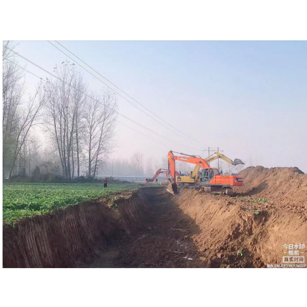 江苏海建公司夏邑县引江济淮配套工程（未完工工程）项目全线进入施工