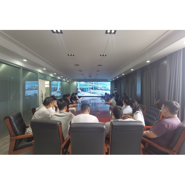 江苏海建通仁分公司组织收看安全生产月视频