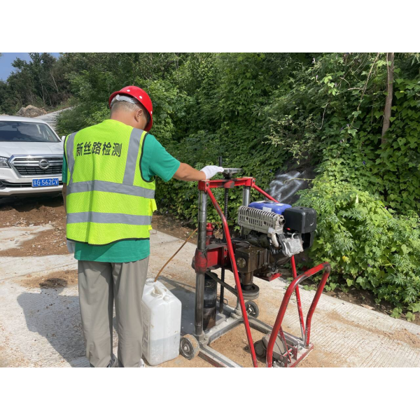 江苏海建新丝路公司圆满完成连云港市森林防火阻隔系统提升工程开展交工验收检测