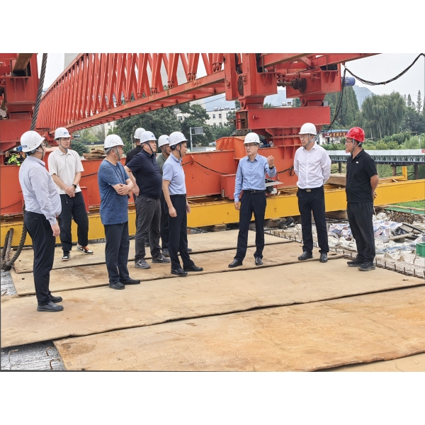 集团领导带队调研海建公司重点在建项目