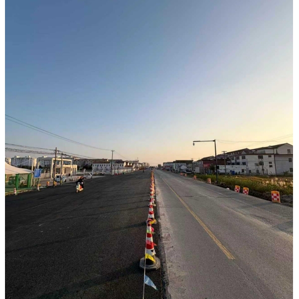 关键节点突破！瀛洲南路改造及南延工程（二期）福海路至静海路段左幅通车并完成交通转