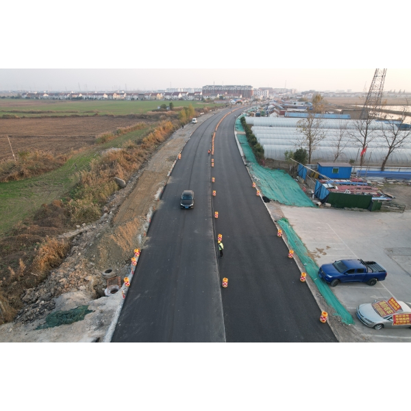 提前1个月！瀛洲南路改造及南延工程(二期）实现全线贯通