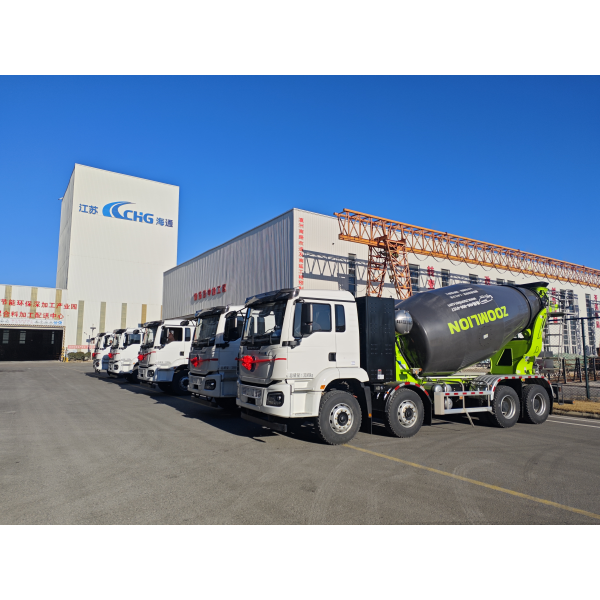 通仁分公司新能源搅拌罐车正式投入运营